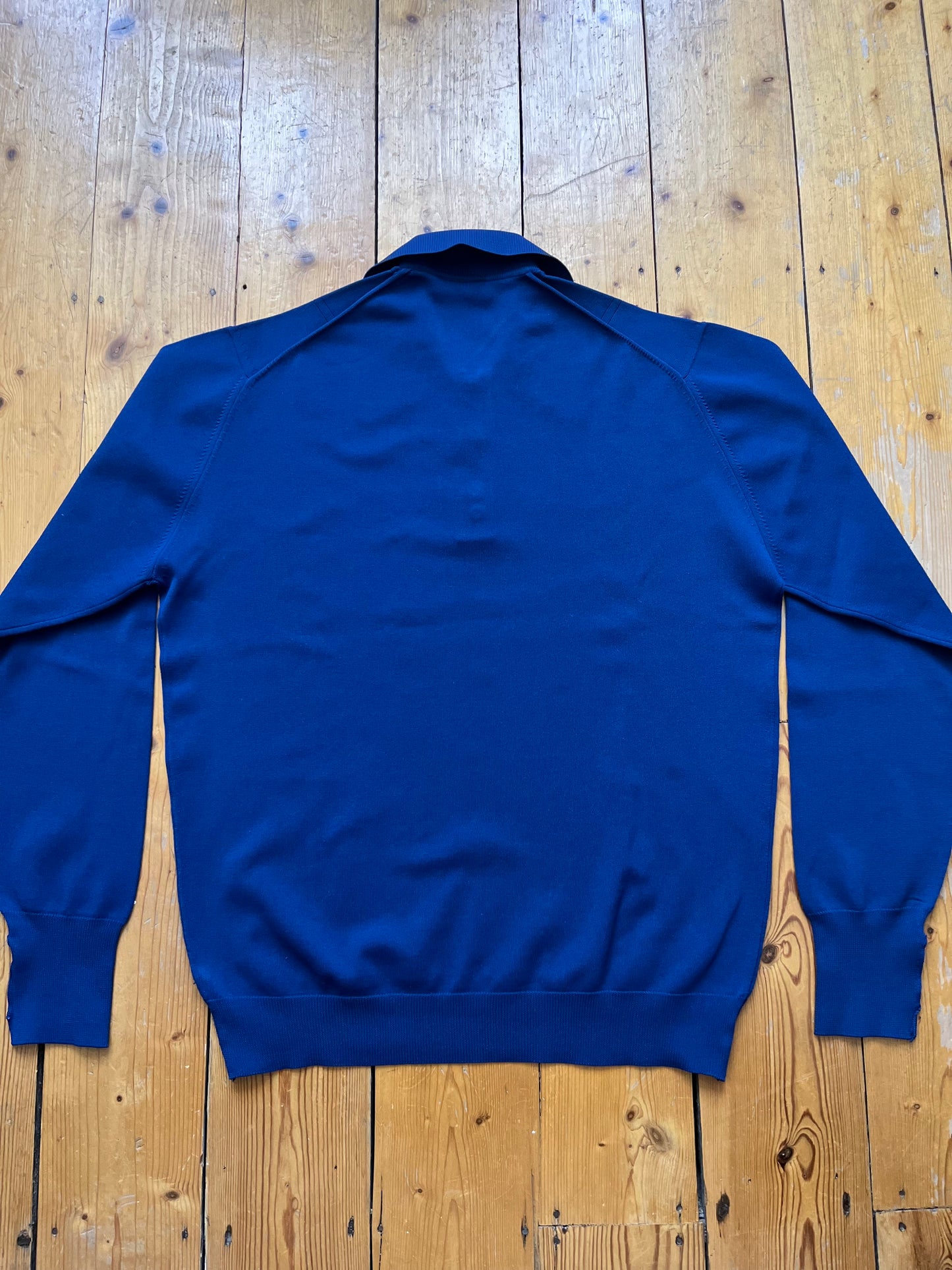 1970s Fred Perry Long Sleeve Polo Top - Size Medium