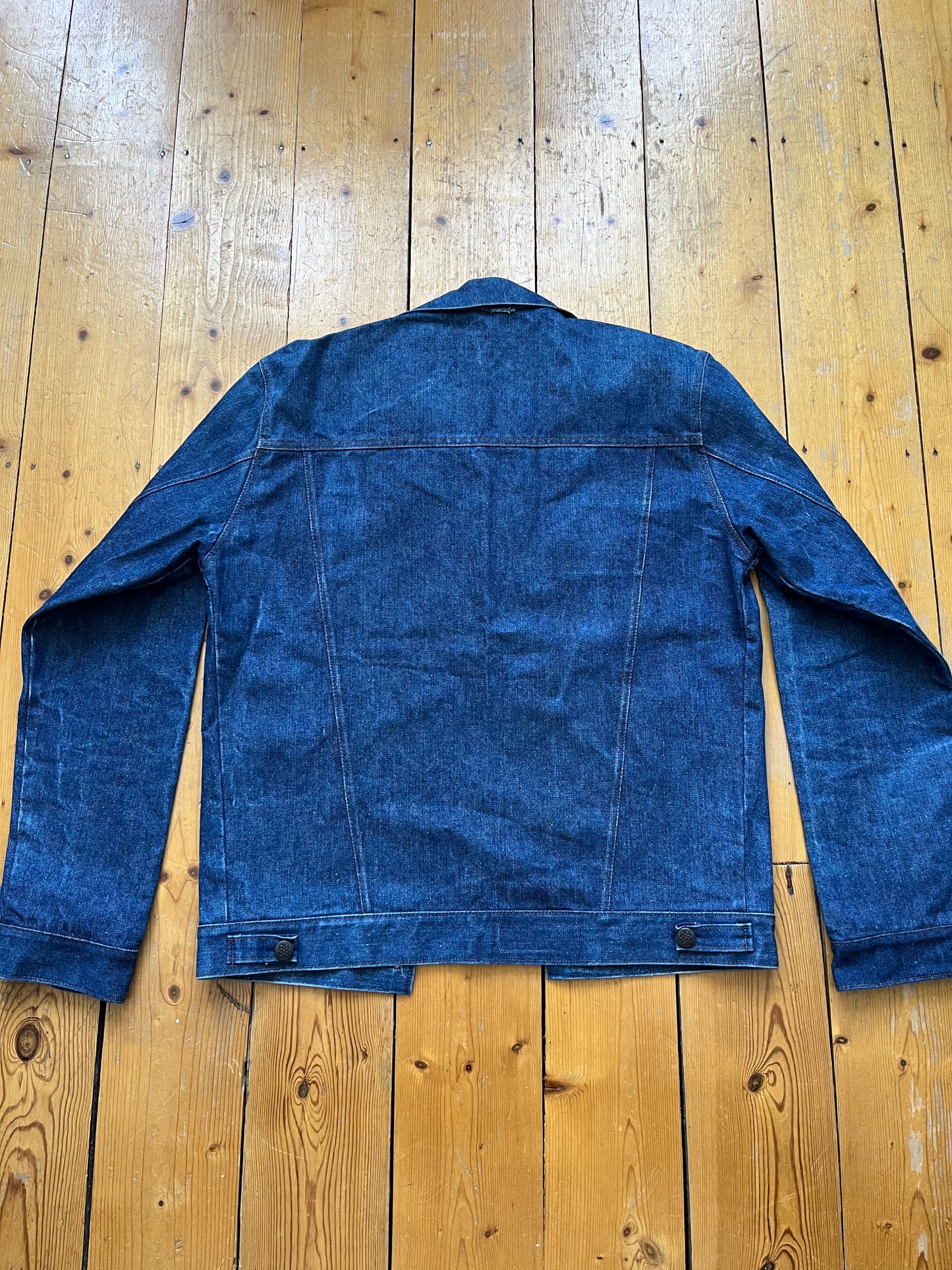 1970s Red Selvedge Denim Jacket - Size Medium