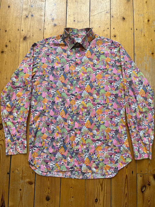 1990s Liberty Print Shirt - Size Medium - 15.5 Inch Collar